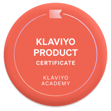 Klaviyo Product Certificate - Klaviyo Academy